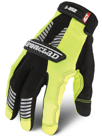 IRONCLAD GLOVE I-VIZ GREEN 2 L